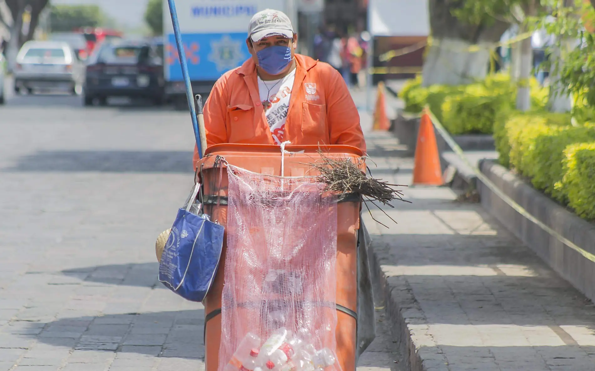 Incrementa tonelaje de basura durante periodo de confinamiento por coronavirus.  Foto C_sar Ortiz  El Sol de San Juan del R_o.